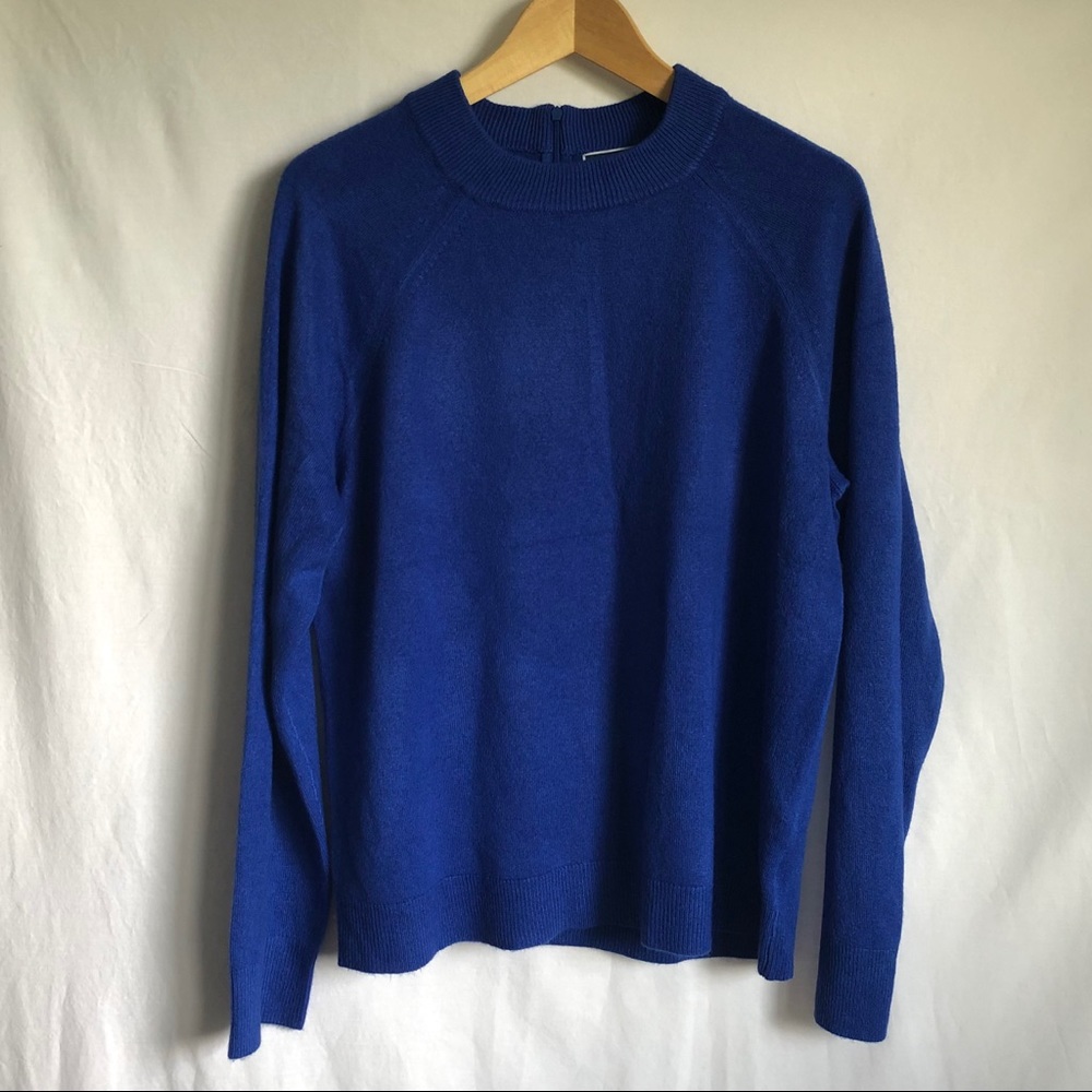 Karen Scott Cobalt blue  long sleeve sweater L